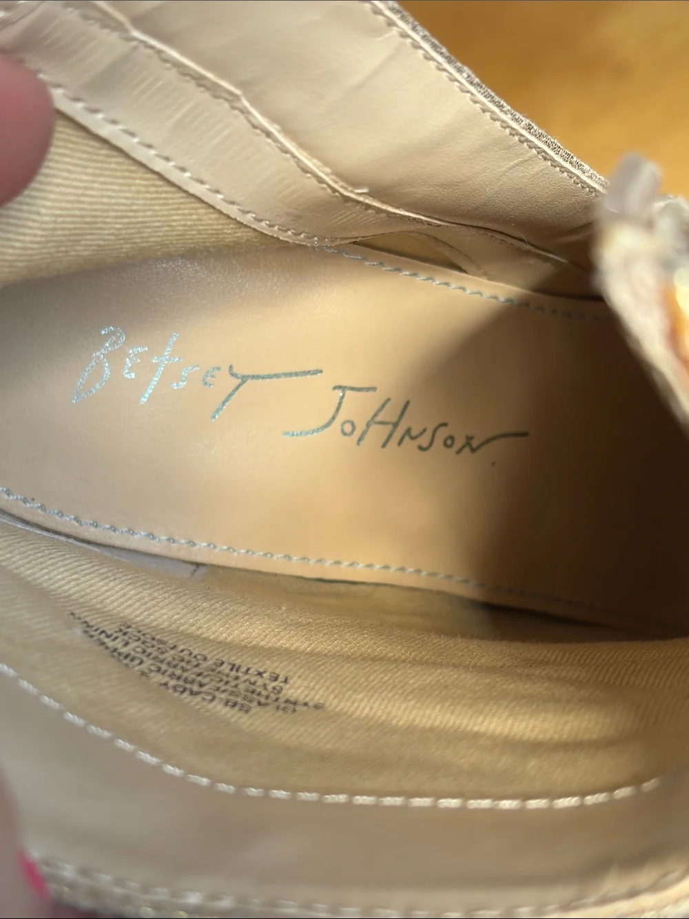 Betsey Johnson Gold Rhinestone Pointed Ankle Booties